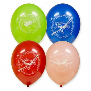 Набор шаров Disney Самолеты, 5 шт. по 30 см. (Belbal, 1111-0419)